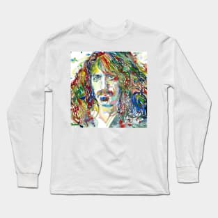 FRANK ZAPPA watercolor portrait .5 Long Sleeve T-Shirt